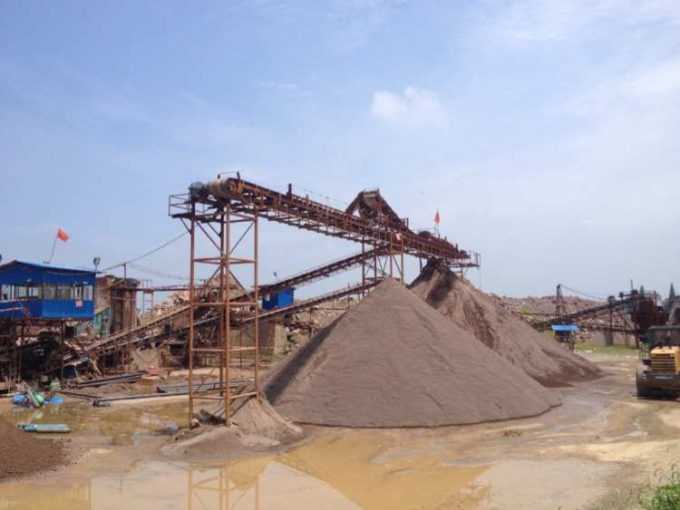 大江东与萧山东片建筑材料的基石 水洗砂与碎石的生产与应用